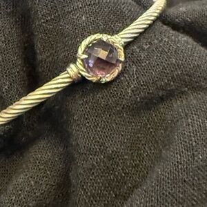 David Yurman Amethyst Petite Chatelaine Bracelet - 3mm